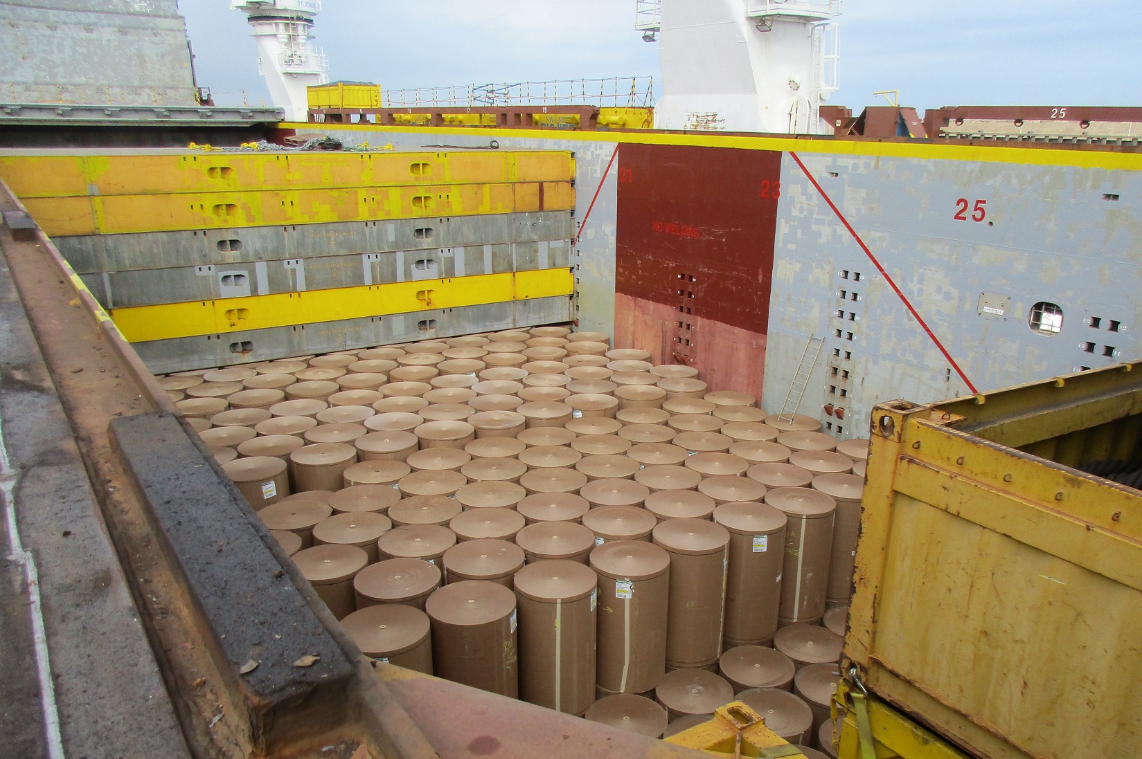 paper-reel-wet-damage-marine-surveyor-gandia-valencia-spain-claim