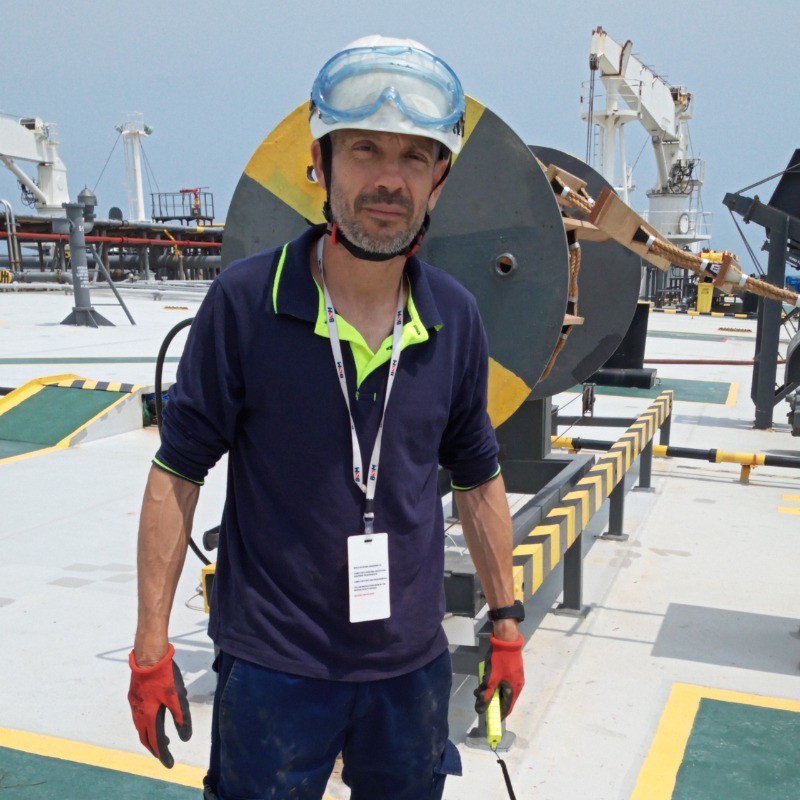 Cristian Gutiérrez marine surveyor and Flag State inspector in Valencia Spain