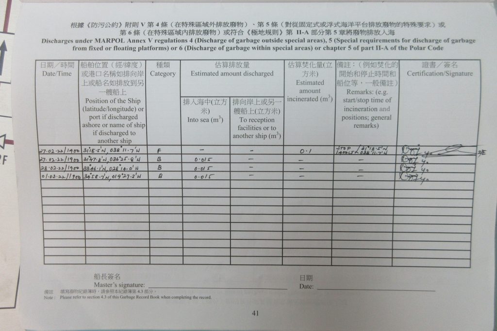 ship-inspector-spain-garbage-management-onboard