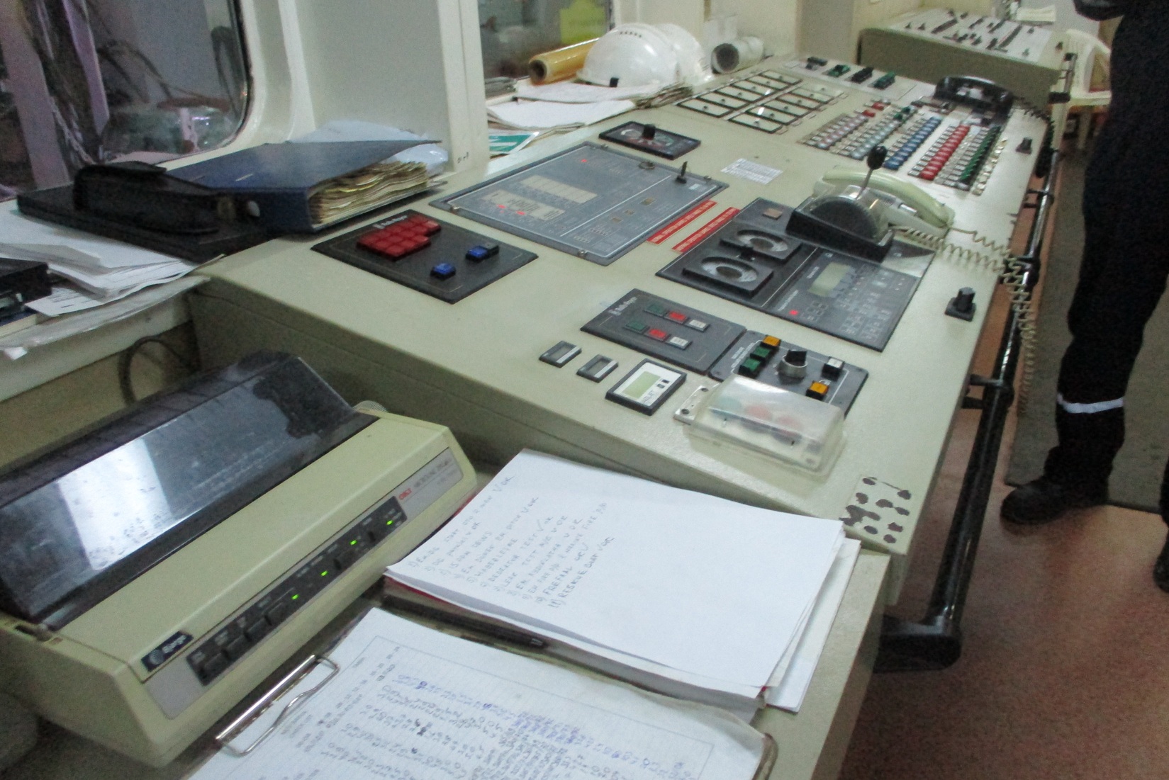 Engine control room reviewed during casualty investigation