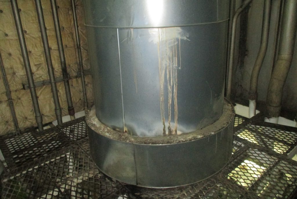 exhaust leakageleakage identified during pre-purchase survey